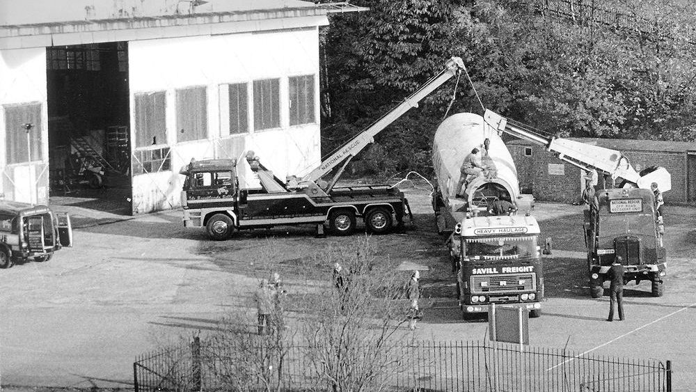 Recovering a Varsity aircraft