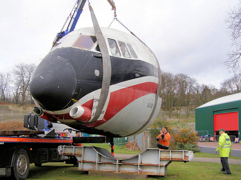 Recovering a Vanguard Cockpit section