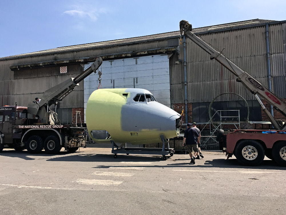 Preparing for the Wellington Hanger move