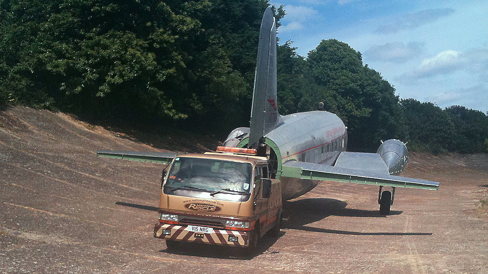 towing a Vickers Viking aircraft